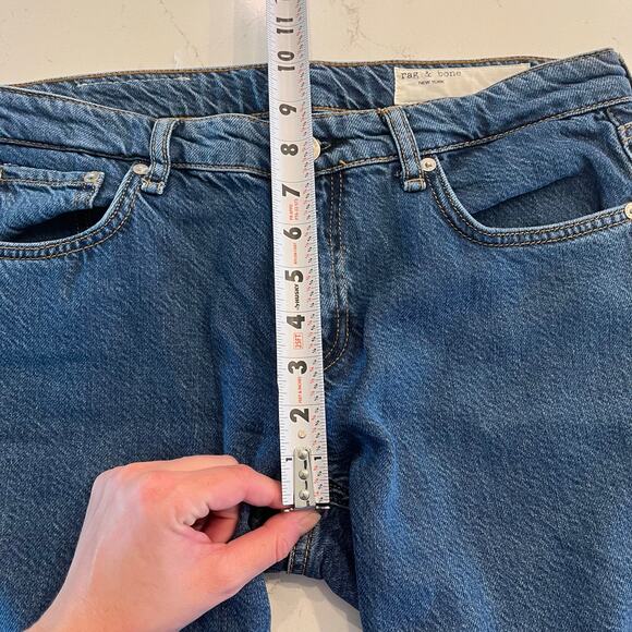 Rag & Bone Dre Low‎ Rise Boyfriend Jeans in Lily Size 26 - Picture 8 of 10